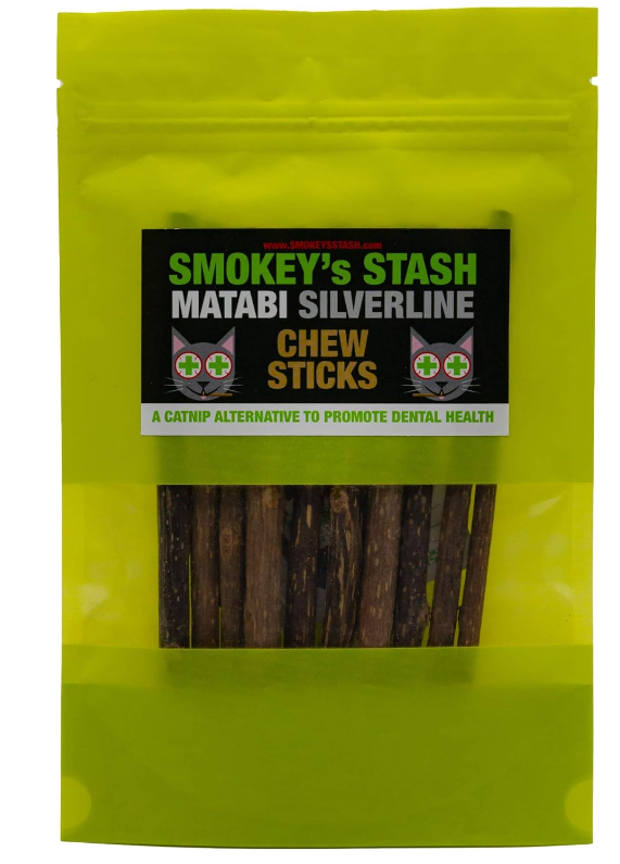 Smokey's Stash 10 pack Silvervine Sticks Catnip Alternative
